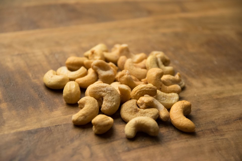 Cashew gebakken en gezouten